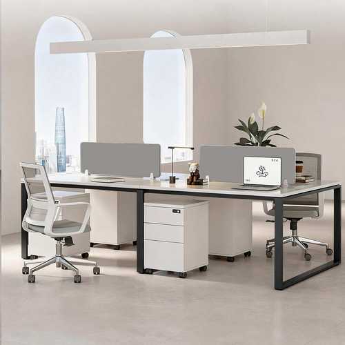 职员办公桌员工位简约现代办公桌子办公室家具屏风位办公桌椅厂家