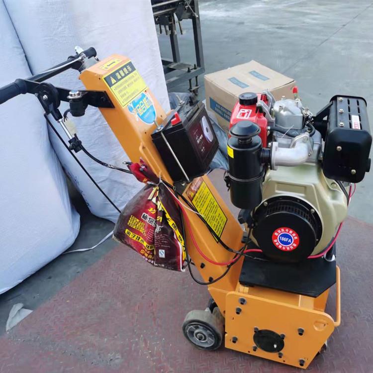 供应手推式铣刨机小型电动柴油汽油 拉毛机 清毛机