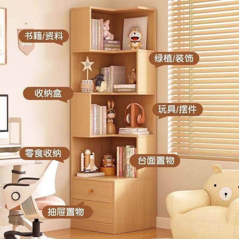 实木转角墙角置375物架靠墙三角书架柜客厅边角收纳储柜90拐度角物柜,影音电器,DIY配件,淘宝优惠券,粉丝福利购,淘宝优惠卷