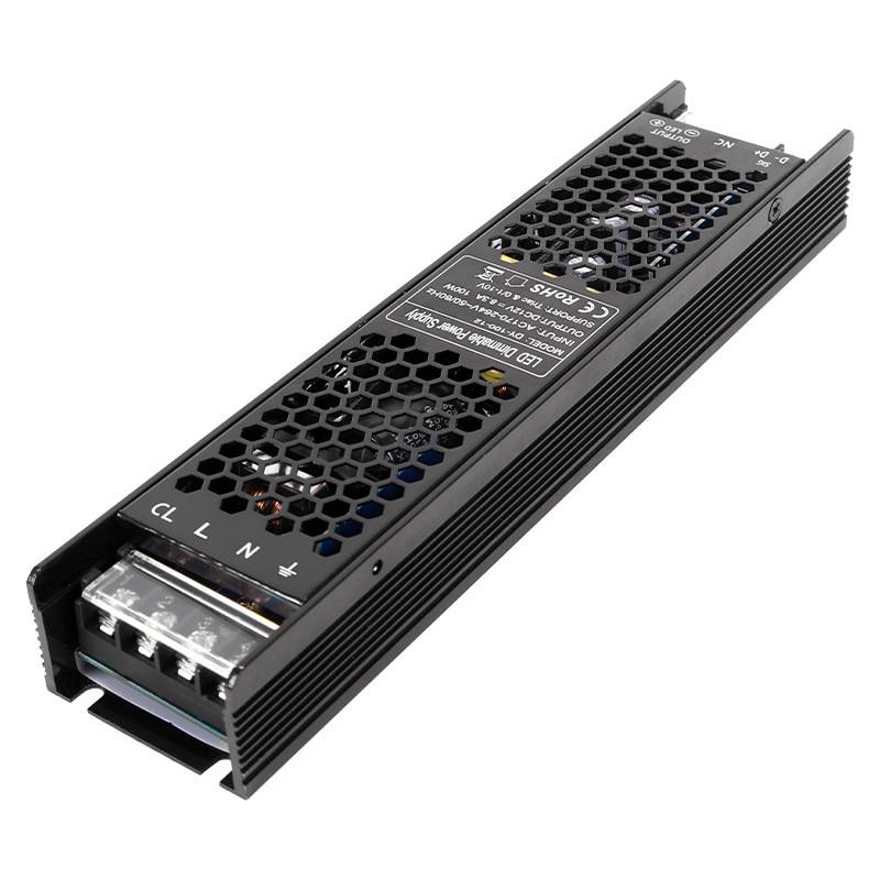 0-10v可控硅调光开关电源led灯条灯带箱100W恒压12V24V驱动变压器