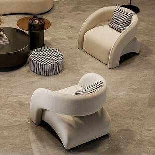 网发红单椅客厅懒单人PZL沙简易家具闲椅设计人师休沙发轻奢高端