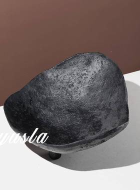 简约现代果摆件样板间客厅酒店厅餐茶WEO几干收纳水果盘托盘软装