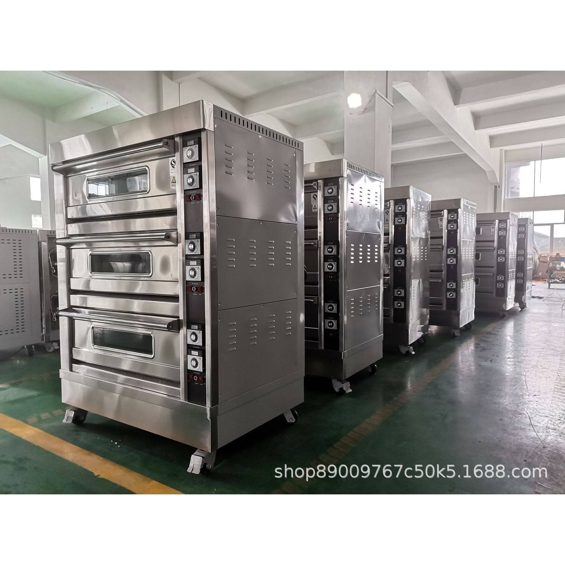 商业机械电烤箱大型不锈钢面包馒头包子移动大容量商用烘焙箱电热