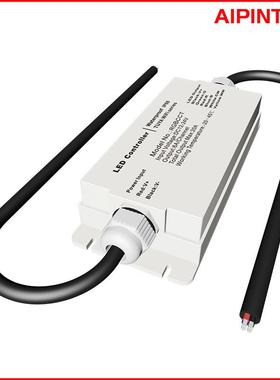户外防无水遥控开关线控制器LED带RGBWC灯WF-WiFi-防水控制器音乐