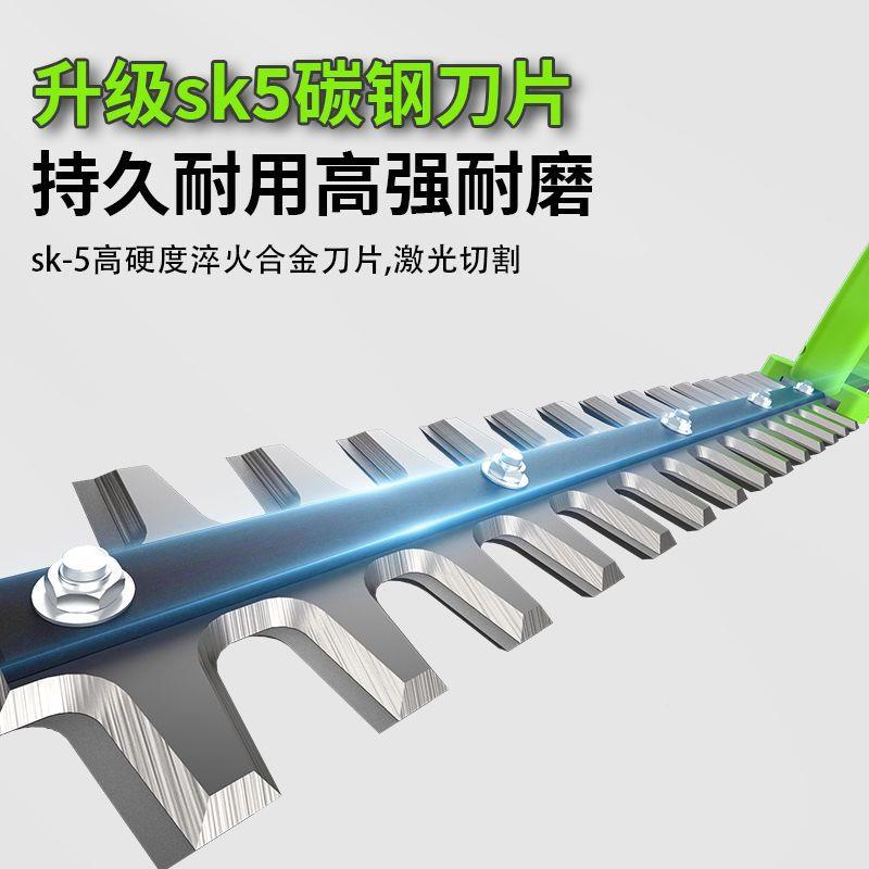 新款电篱动修枝剪绿篱绿剪充修剪机单人电式绿化篱笆无线大CBV机