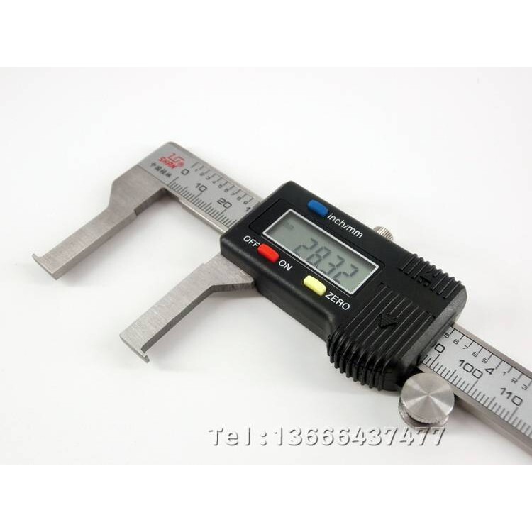 桂林桂量电子数显内沟槽游标卡尺20-170MM  内孔内径卡尺精度0.01图片