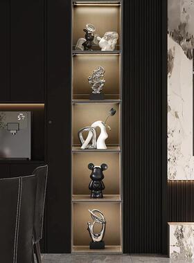 简工8R7y3ps3视艺品展示奢摆件柜高档家用轻饰品现代约酒柜电柜摆