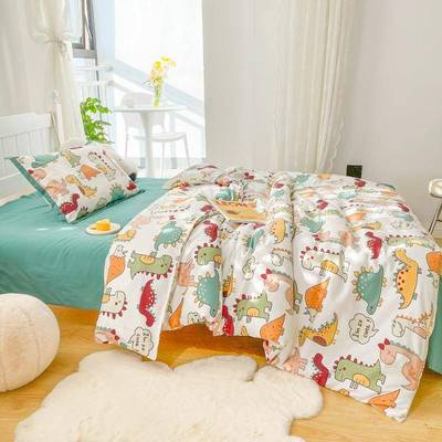 A类60园件s贡缎儿童被套全棉花被芯YHSJT-60印套长绒棉床单幼儿套