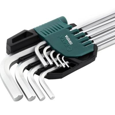 球套头内六角内扳手9件长款L型六角09101A09101、0装09101