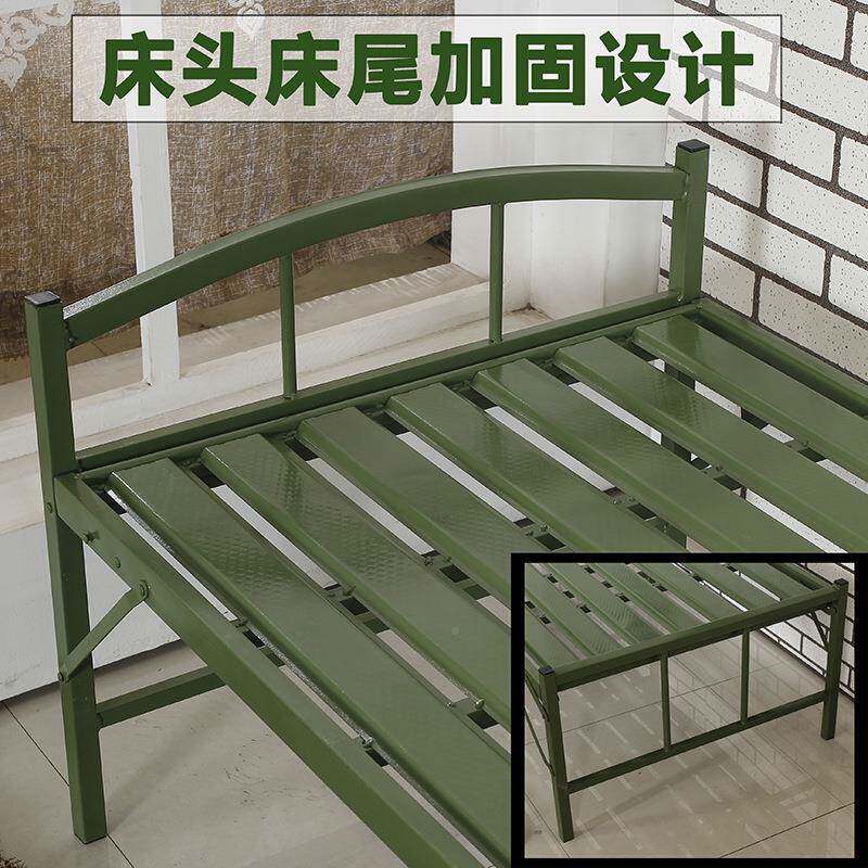 折叠铁床单人家用折可985床叠床午休午睡床成人铁艺床陪护床加固