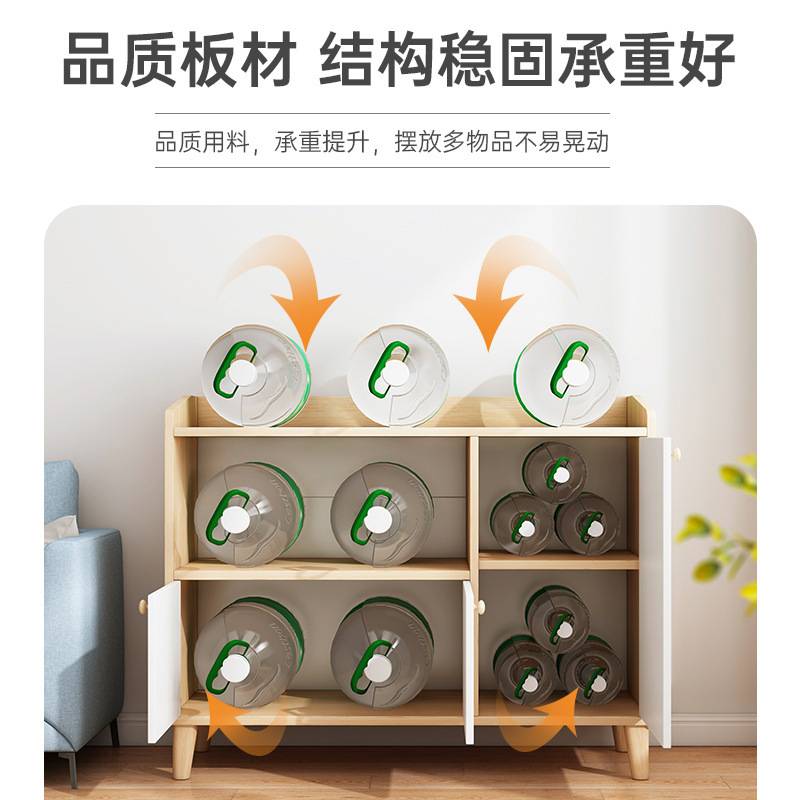 餐边柜美式简易储物柜落地橱柜家用厨房柜子现代简约靠餐柜墙边柜