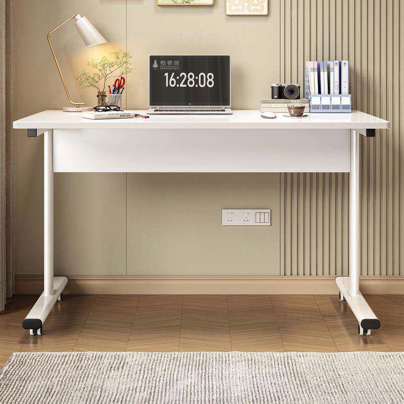 桌电脑桌台式办移公桌书学生家用学习写桌可动字床边464桌女生化