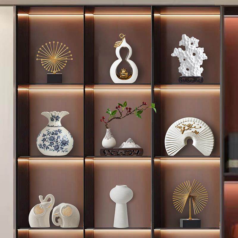?新式摆件家居装饰品中创客厅柜酒电视柜玄关Fh(h(#g$软装意工艺,家居饰品,装饰摆件,淘宝优惠券,粉丝福利购,淘宝优惠卷