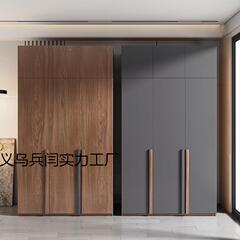 轻奢风11299拉门衣柜卧家推用简室移门大衣柜易实木小户型可现做