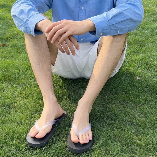 高级感人字拖男款舒适