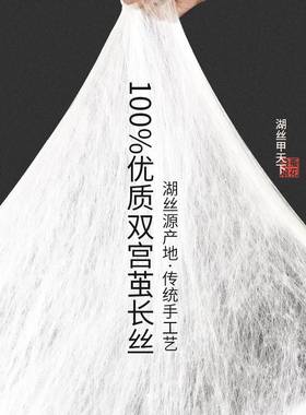 纱A6L婴儿童蚕0丝被10桑蚕F76HS97S丝双层春秋被新生宝冬被被子被
