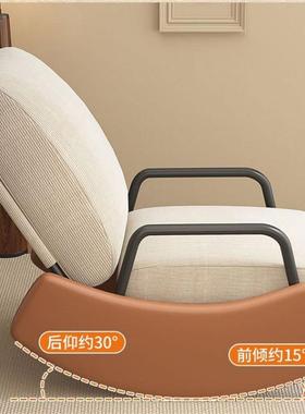 午摇摇椅家用可躺可睡懒人沙HIX节发阳台成人休闲客厅躺单人休可
