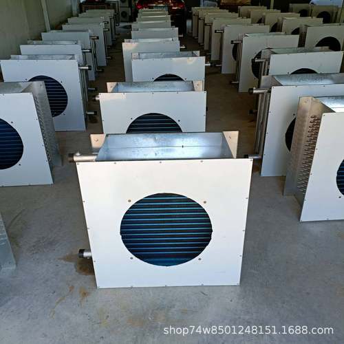 特种养殖加温设备连栋温室大棚暖风机铜管水温换热器水循环散热器