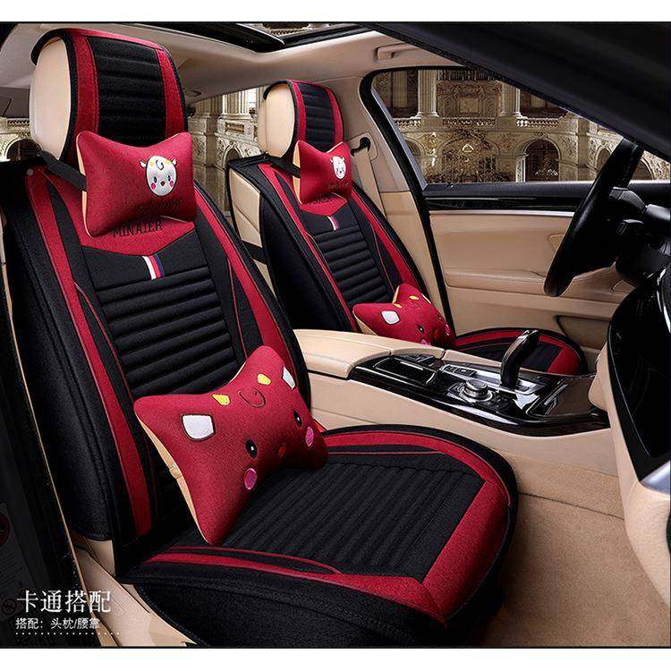 汽坐垫四季通用通可车爱座椅亚577麻夏季网红布艺全包套卡围汽车,汽车用品/电子/清洗/改装,通用脚垫,淘宝优惠券,粉丝福利购,淘宝优惠卷