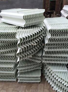 生产玻璃钢除雾器 脱硫塔PP平板除沫器  S型C型污水两通道折流板