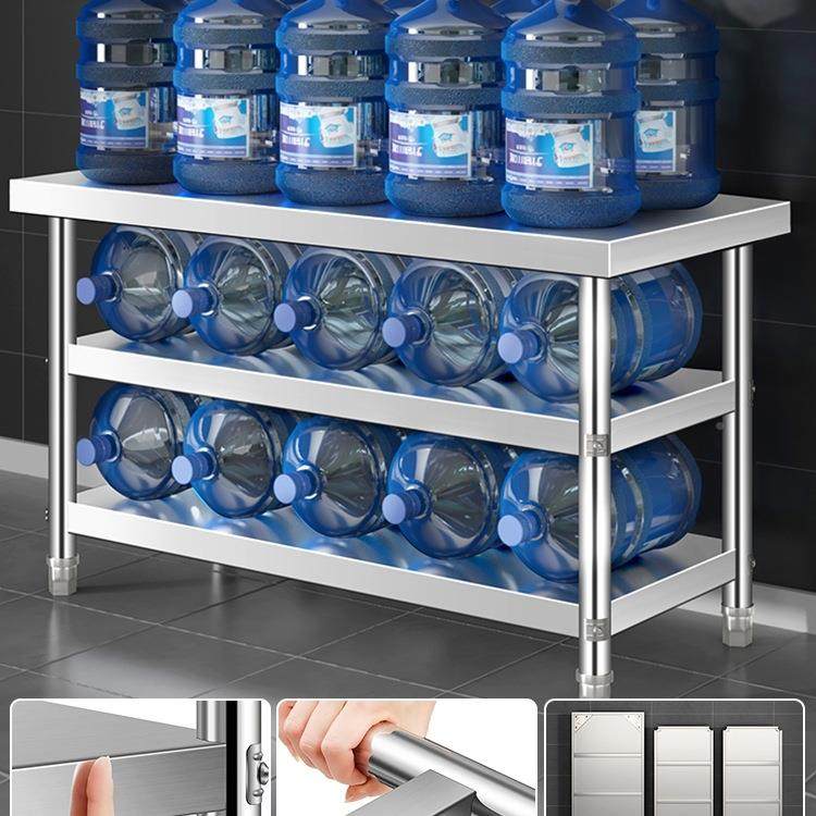 款锈不钢工作台厨房商用加厚饭新VXW形店剁骨桌子长方台面操作台,家装主材,商用厨房操作台/工作台,淘宝优惠券,粉丝福利购,淘宝优惠卷