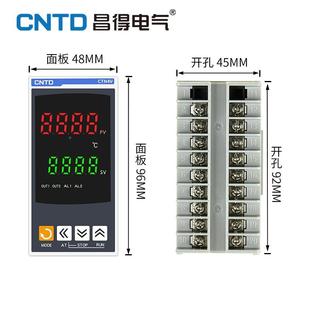CTD度温控仪CTN4EBL 4V61数显智能双输N出温控制器PID面板48
