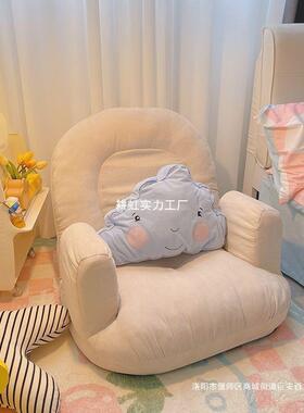 懒室人沙发单人榻榻米飘窗发沙靠背椅卧阳红台休闲网折ARB叠小沙