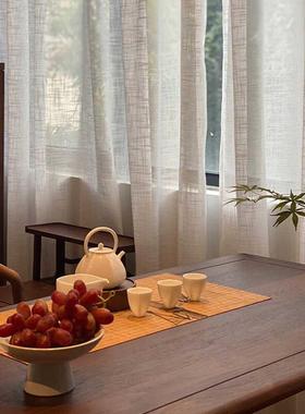 客阳台茶AYV桌北黑桃胡木厅家用小型茶台美实木喝茶桌椅组合