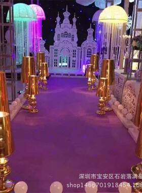 2018新款婚庆道具路引卫士台灯结婚用品婚庆婚礼背景T台摆件场景