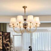 客衣厅吊灯437法式 中风卧室餐厅灯复古南洋书帽古间房灯具温馨浪