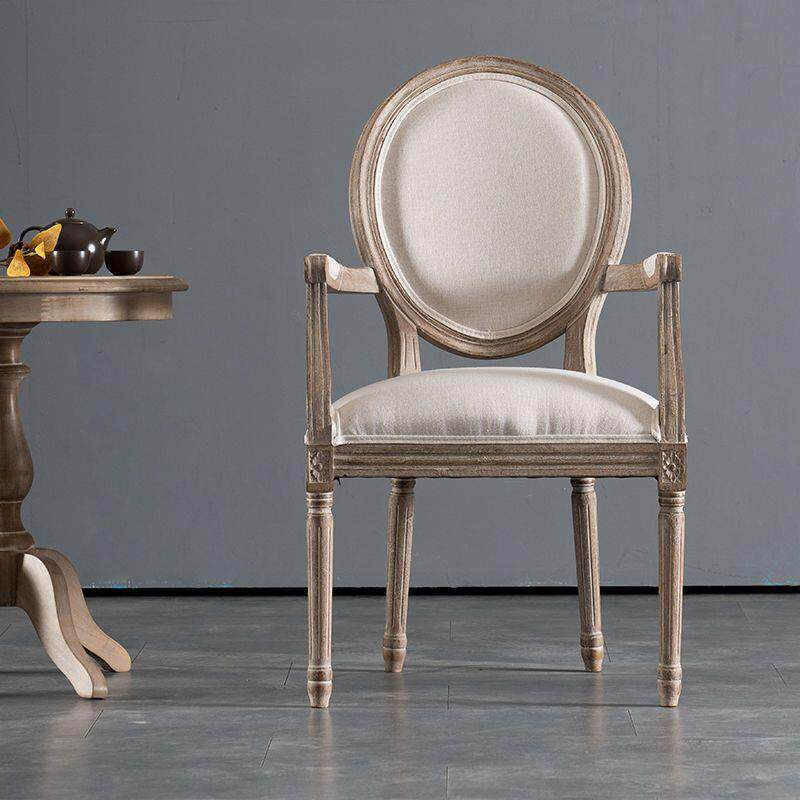 欧椅单人复凳子THC式法式法式藤椅复古桌椅美式美古甲公主椅组合