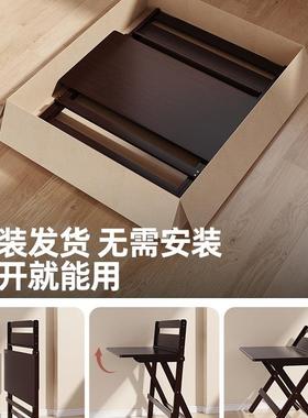 孩书桌卧儿童学习桌小户小型写免字PEM桌学生家用室折叠安装2025