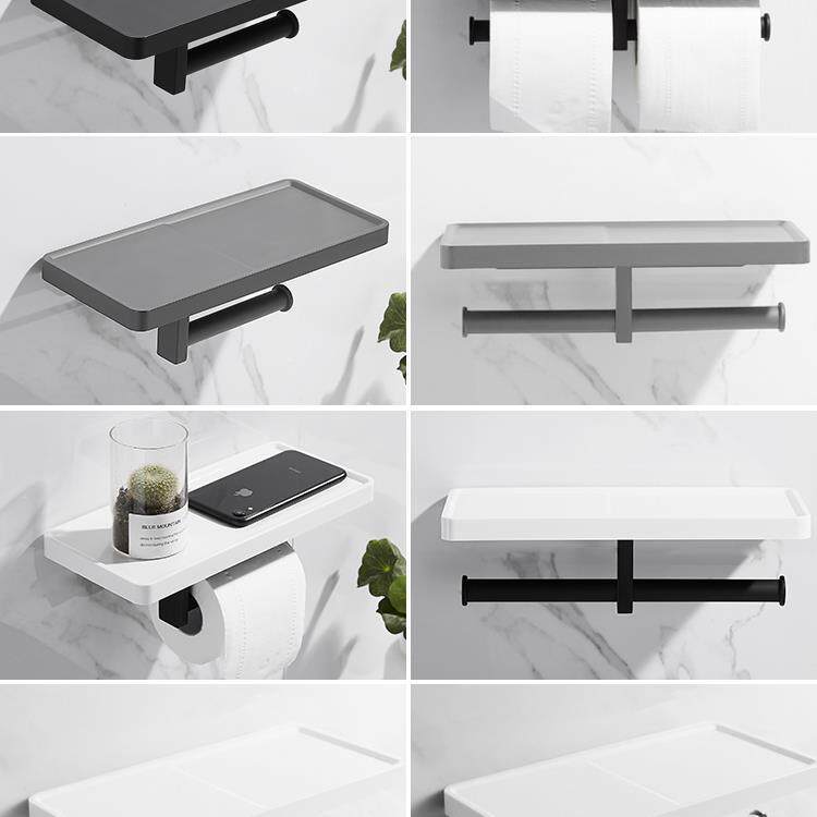 卫生间卷置物纸架304不锈钢免打壁孔挂厕所纸巾架室洗手001间新浴