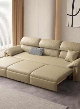 沙发床5可折叠两22440沙发02新用款大小型客厅伸缩猫爪皮网户红多