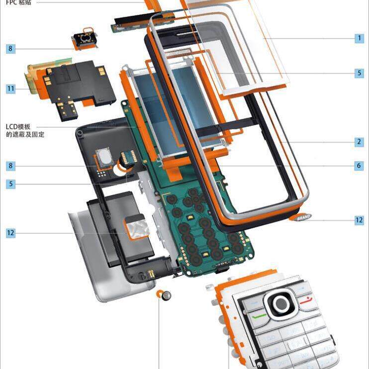 DI8401B防水泡棉胶带防水双面胶胶手机双717防水面超薄防C水胶带