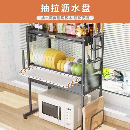 厨置物房碗架带盖碗架沥用水架家台面碗碟收纳架放盘防尘碗M80008