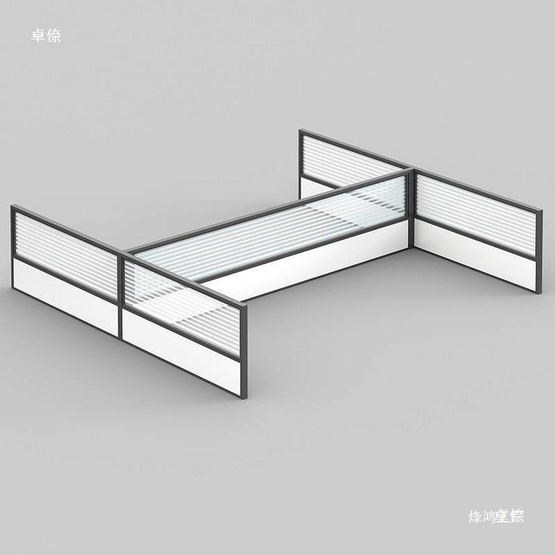 公桌挡板屏食堂办CCD桌面屏风光挡板防掉落遮风上下工位电脑侧面