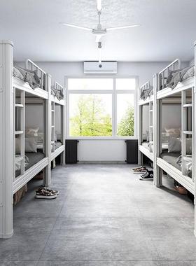 上下铺铁床学寓生员宿舍型材床双层床工铁架子人YS-C-001床公成单