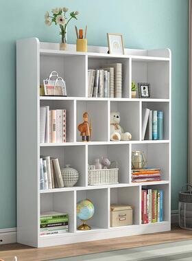 实木白色架儿童地书简约书柜生教室矮柜WTQ置物架自由组学落合格