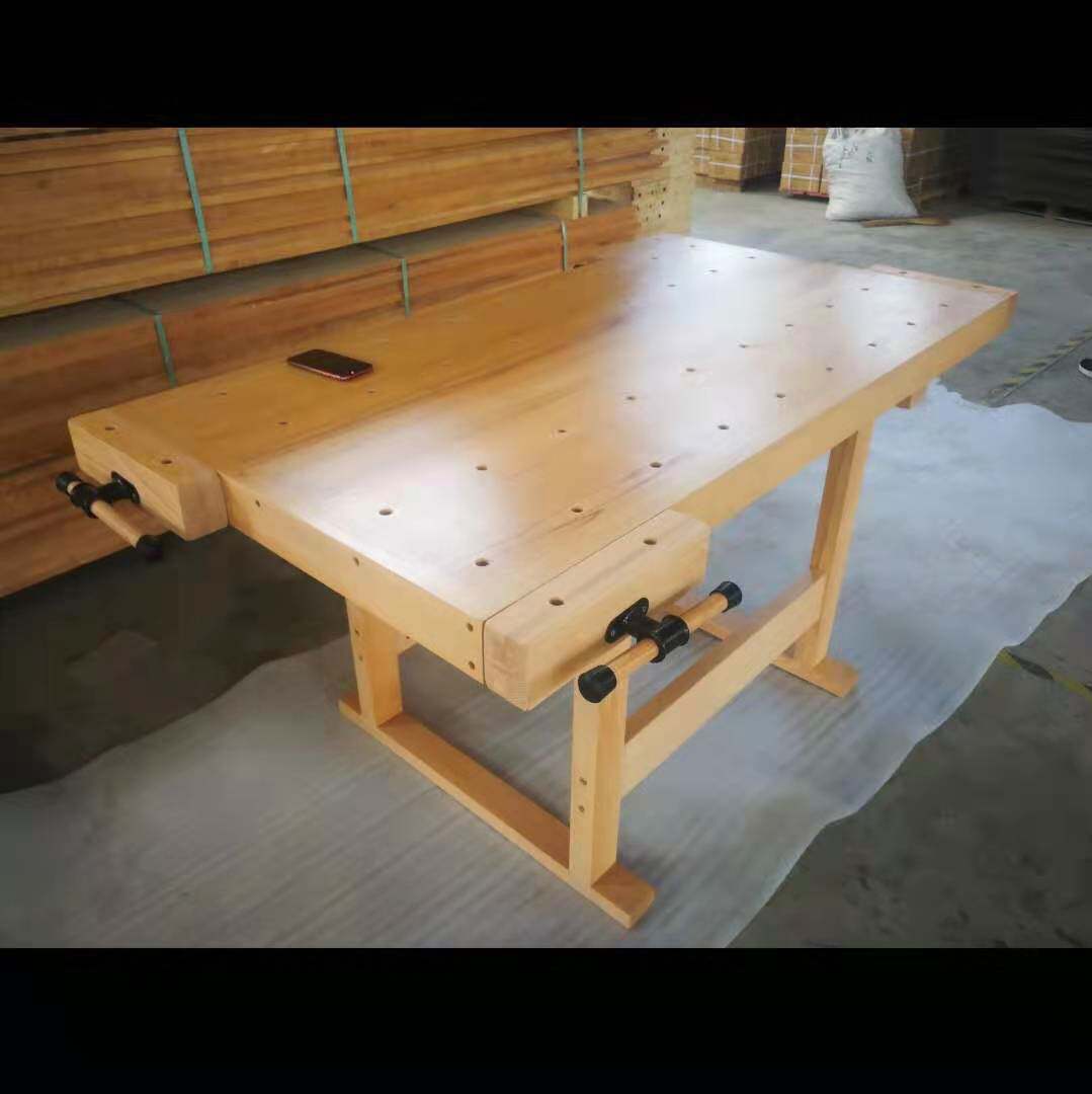 儿童木工桌幼儿园榉木木工桌木工实验室工具榉木操作台174*104*80