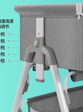 儿婴床可移动生909便携式可宝宝摇篮床折叠多功能bb床新儿童拼接大床