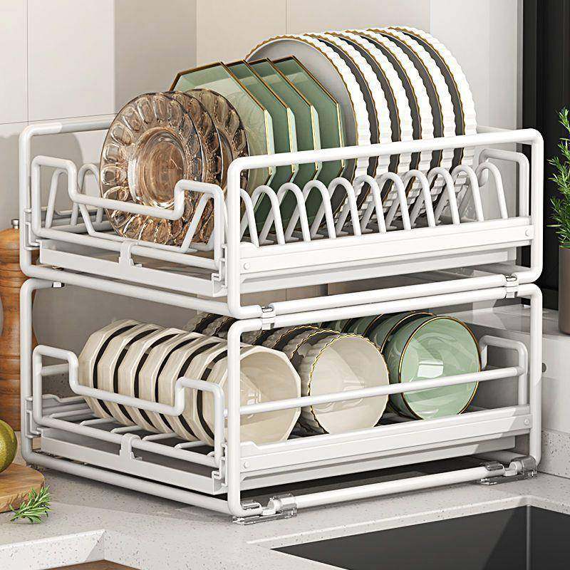 碗碟收纳架橱柜抽拉碗架拉抽屉物式厨房置架篮碗收盘14326盘子纳,厨房/烹饪用具,抹布架/厨房清洁收纳架,淘宝优惠券,粉丝福利购,淘宝优惠卷
