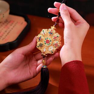 安挂饰 饰品 2平04262车5年蛇年吉祥物八宝吉祥汽挂件车内装