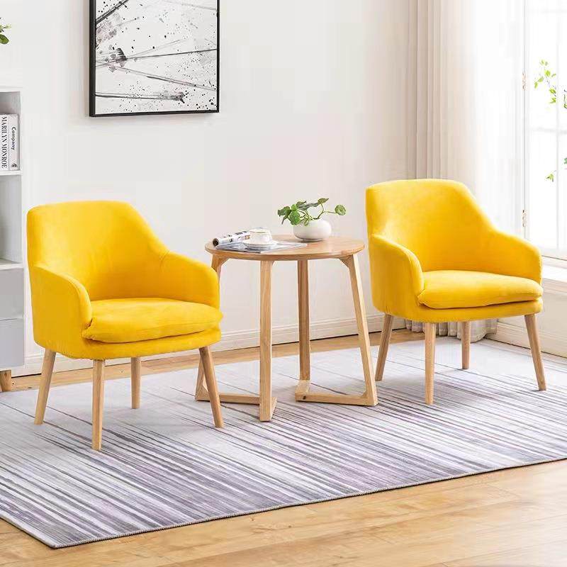 6R心理咨询室沙发小单位社区中学休接待RK-8038-置实布木布艺闲简