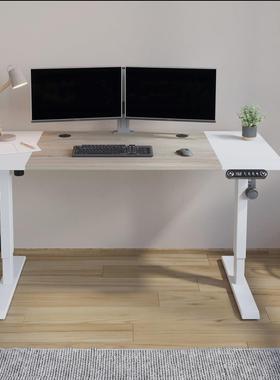 工厂货升降桌站立式电脑桌升动降现桌腿电E办公桌智能XMM书桌C认