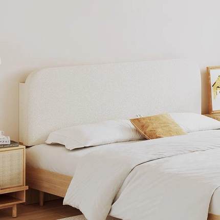 迪绒靠垫拆床头靠背软DXD包卧大室泰靠枕榻榻米床上防撞可洗奶油