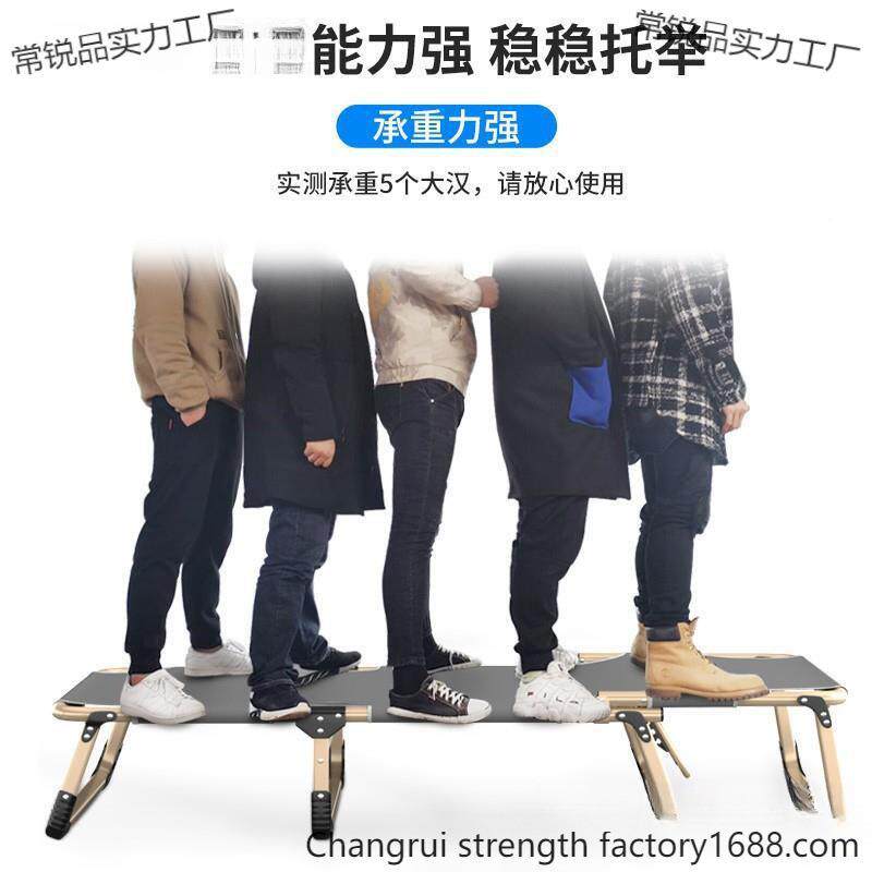 露营单人简易折叠睡ZUW椅床办公室午躺椅包邮户外便携单午休折人