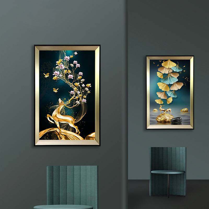 感应壁画灯玄关走廊楼梯间三色变光接线壁灯客厅卧室新款壁灯画灯