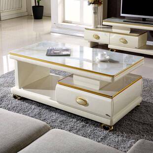 8V天然89.90大理石茶组几电视柜合时桌尚木家用实烤漆小户型茶客