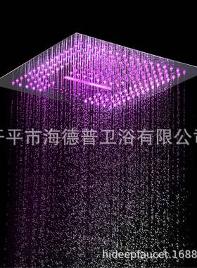 店民宿浴室HI05082A天花淋浴顶板喷嵌入400式*400mm两酒功能智能L